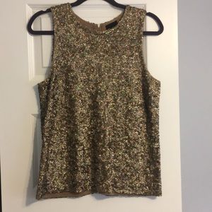 J.Crew Collection sequin top